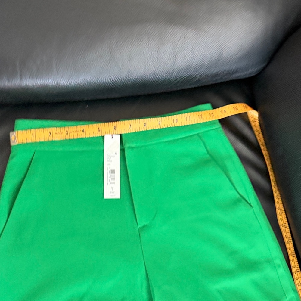 Alice & Olivia Dylan green juniper trouser pant - Picture 9 of 9